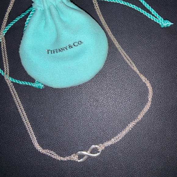 Tiffany & Co Sterling Infinity Pendant Necklace - Picture 7 of 7